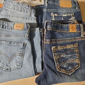 Lot of women jeans